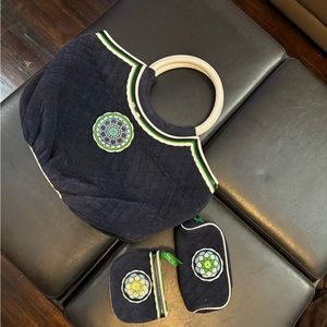 Vera Bradley purse and wallet set